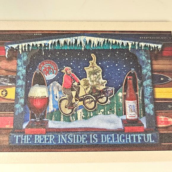 New Belgium Coaster Postcards 2° Below Winter Ale Beer Promo Holiday  Lot of 10 - Picture 6 of 14